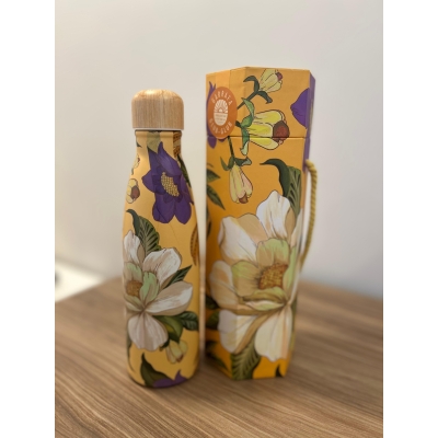 GARRAFA 500ML FARM GLUB PASSARO EM FLOR