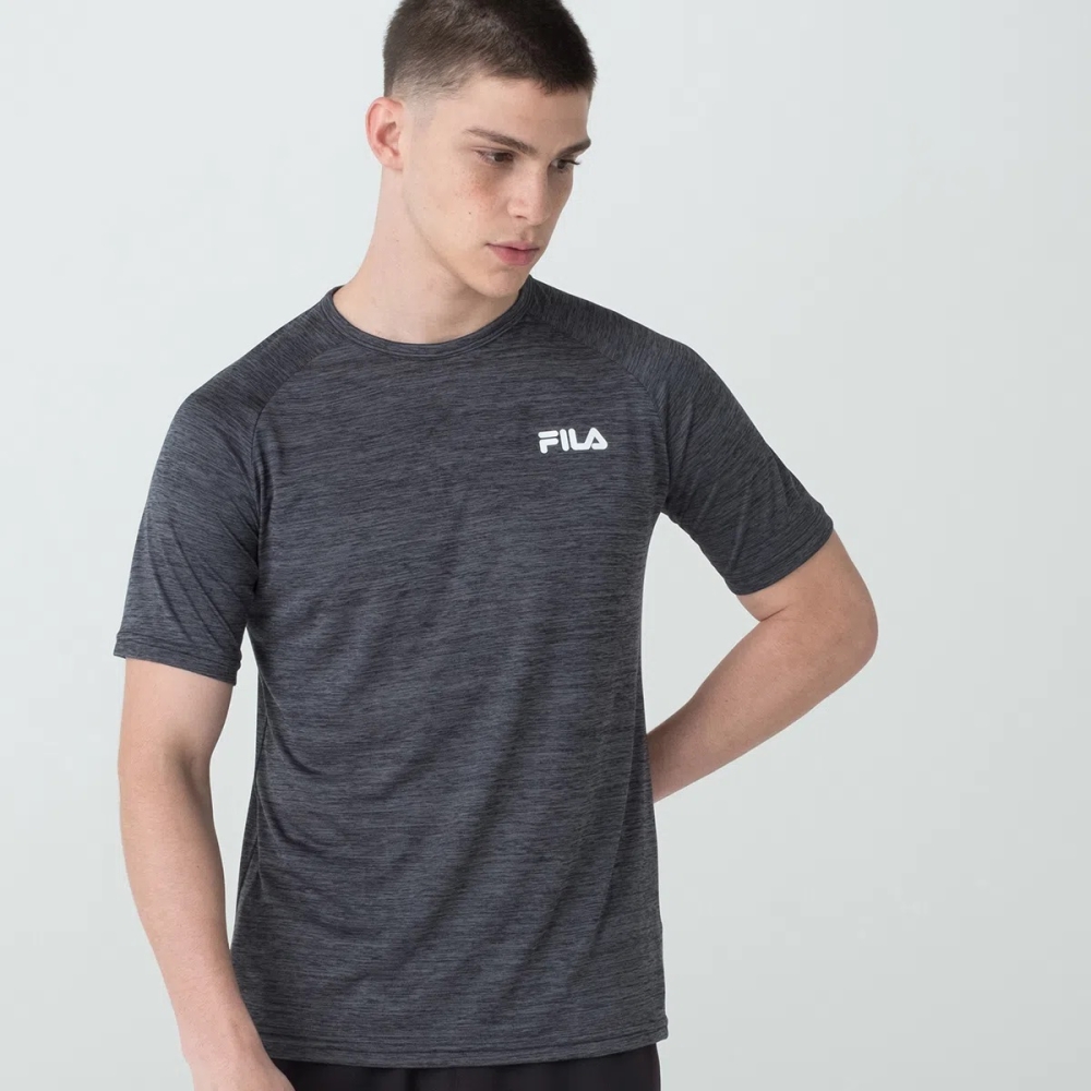 Camiseta store fila cinza