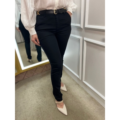 Calca L Seven Jeans Fem Alta Casual Amaciado