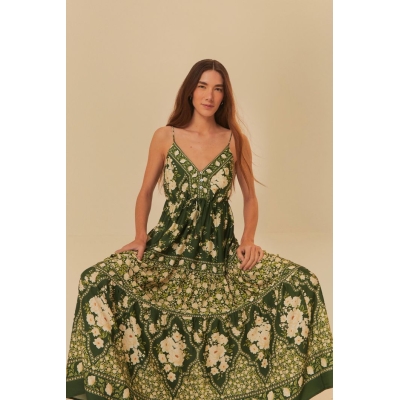 VESTIDO FARM CROPPED ROMANCE