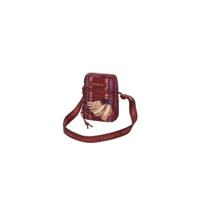 BOLSA DA GEMA FARM SOFIA XADREZ VINHO