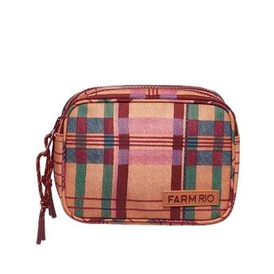 BOLSA FARM CHAMEGO SOFIA XADREZ
