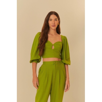 BLUSA FARM DECOTE MANGOES